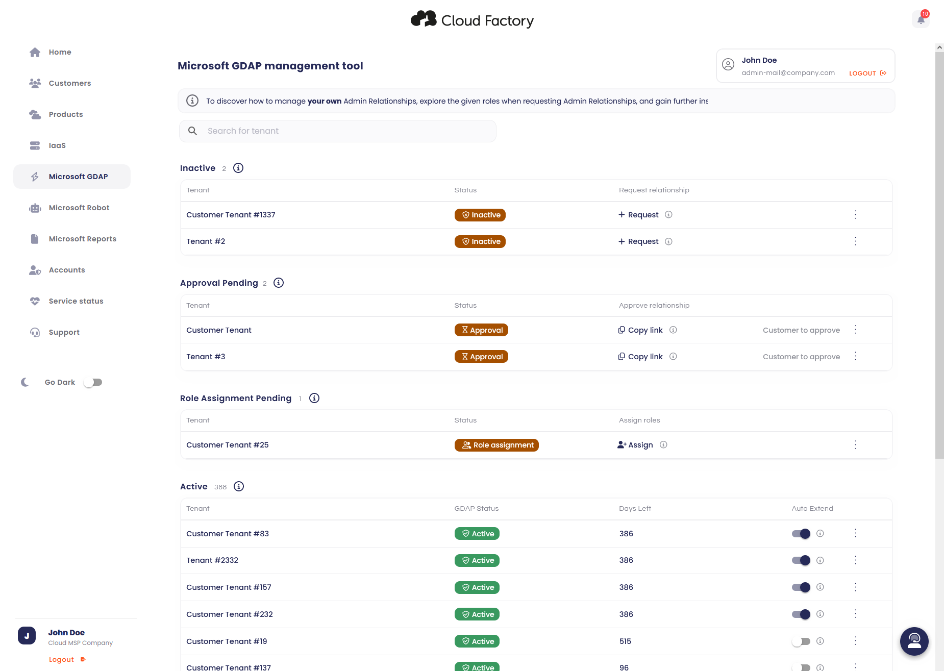 Gdap Management White